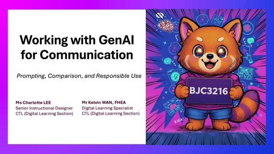 Workshop Highlight: Exploring Generative AI, Creativity, and Ethical Awareness in Communication