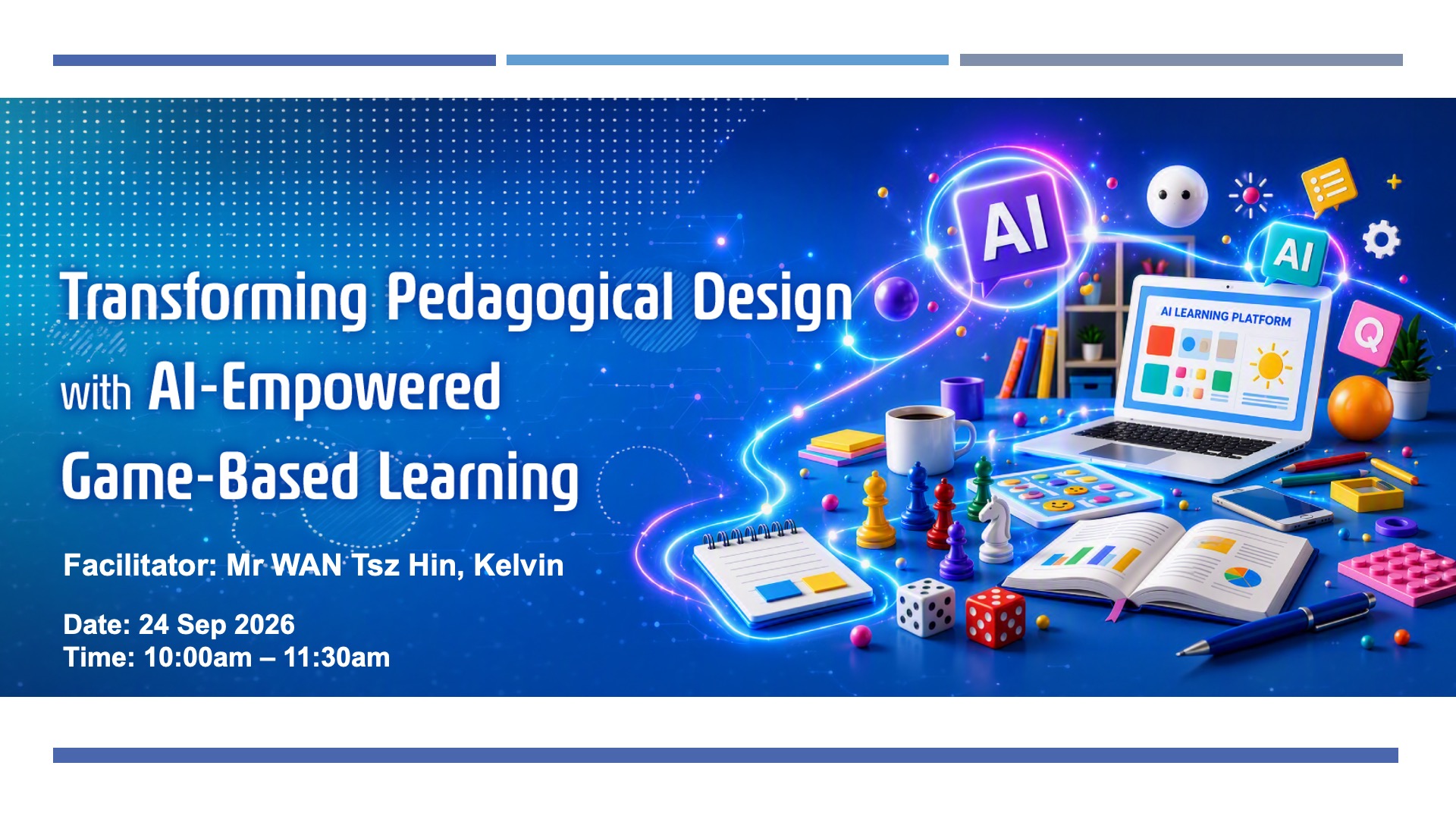 Invited VTC Sharing: Transforming Pedagogical Design with AI-Empowered Game-Based Learning